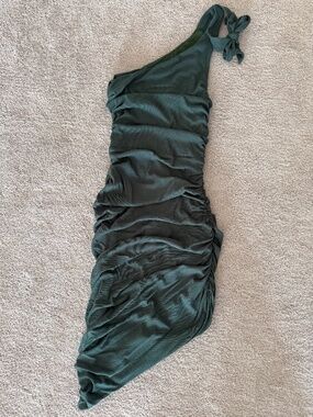 Majorelle Moss Green Dress